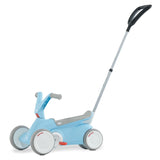  one with the pedals folded in and the other with the pedals folded out.