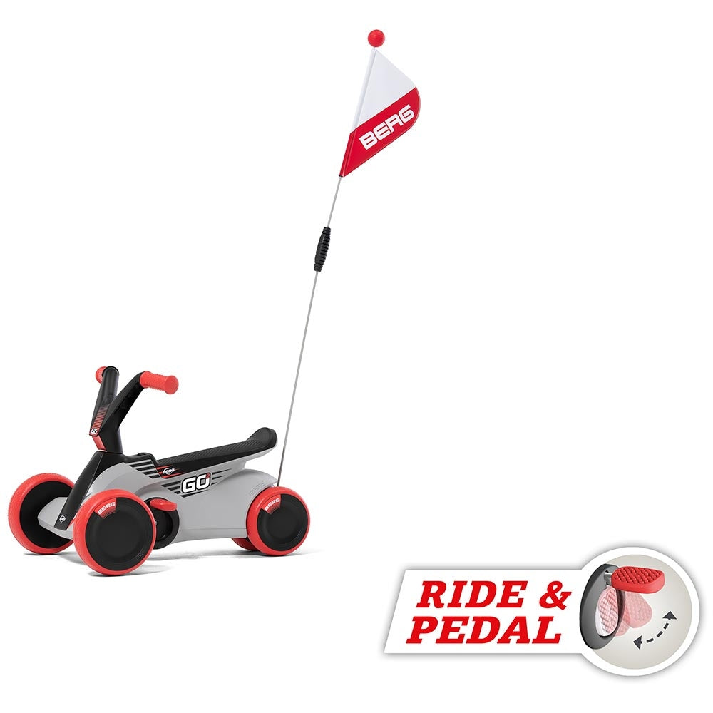 Go2 Sparx with optional safety flag.