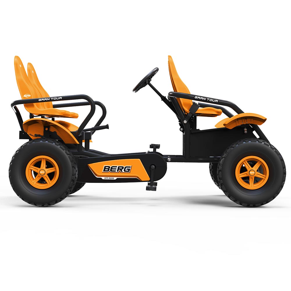 BERG Grand Tour Racer Commercial use Go Kart side view.