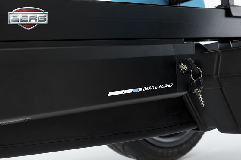 BERG Hybrid E-BF with pedal assist and LCD Display.  Suitable from 5 years to adult.