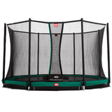 BERG Favorit InGround 430 14ft Green with Safety Net Comfort - 8715839071139