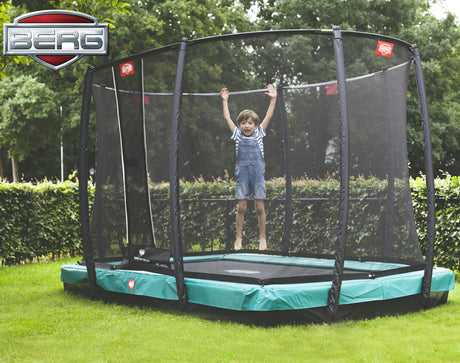 BERG Ultim Champion InGround 330 Green + Safety Net Deluxe - 8715839084771