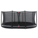 BERG Grand Favorit InGround 520 Grey with Safety Net Comfort - 8715839071214