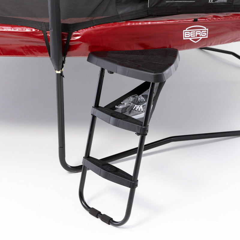 BERG Ladder platform makes accessing the trampoline a lot easier.