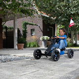 The BERG Trailer M and the safety flag are cost options - shown on Reppy Roadster.