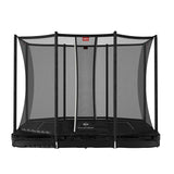 BERG Ultim Favorit InGround 280 Black with Safety Net Comfort - 8715839076752