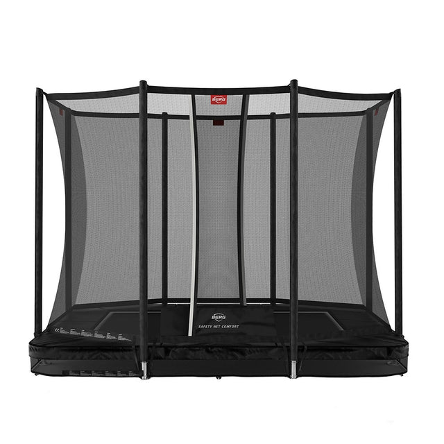 BERG Ultim Favorit InGround 280 Black with Safety Net Comfort - 8715839076752