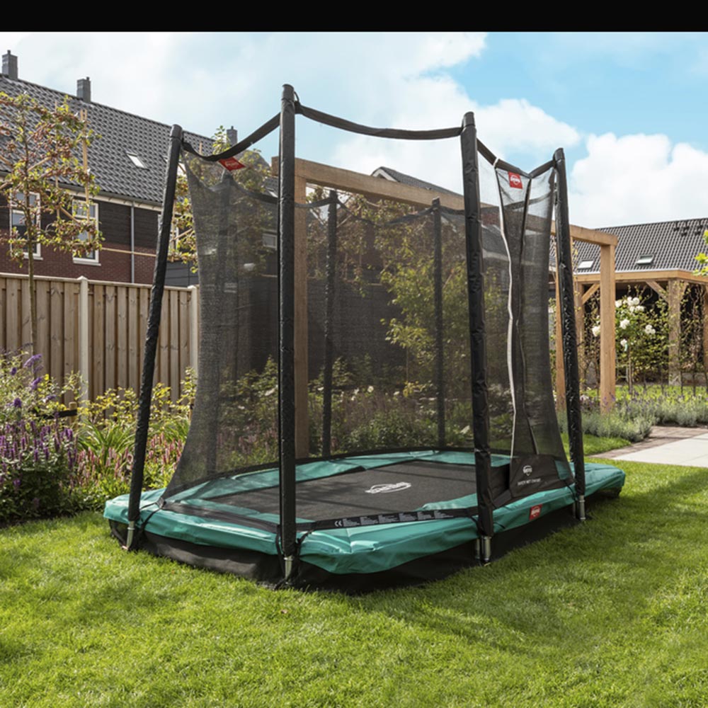 BERG Ultim Favorit InGround 280 Green + Safety Net Comfort - 8715839070552