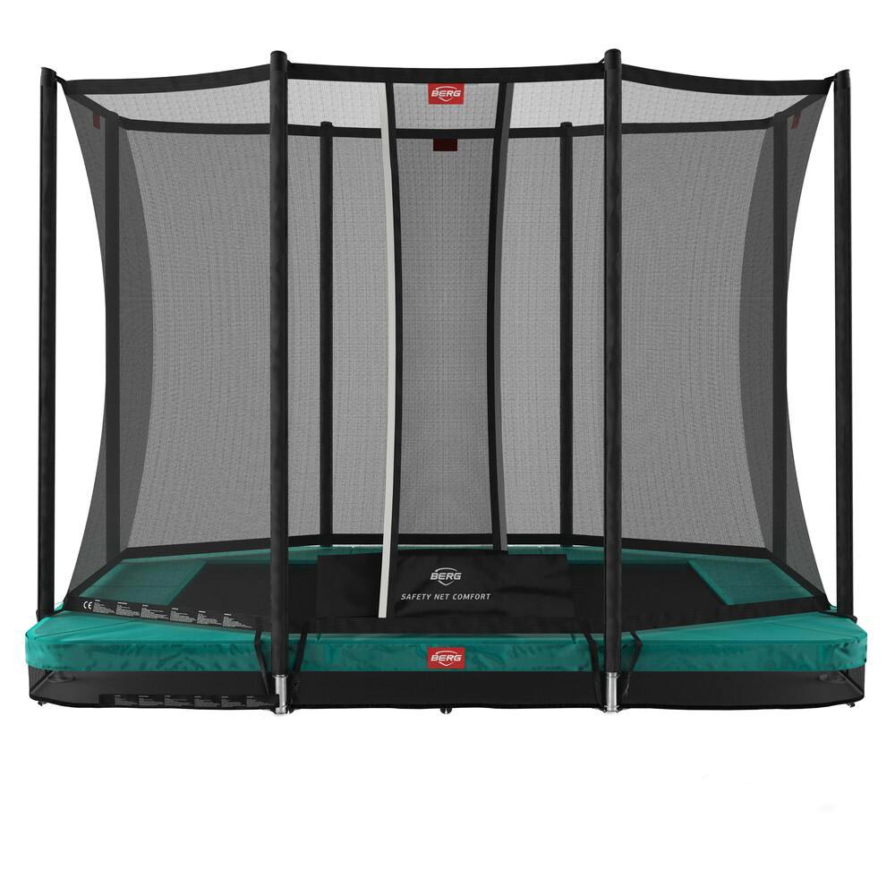 BERG Ultim Favorit InGround 280 Green + Safety Net Comfort - 8715839070552