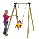 This Plum Bush Baby includes the standard green seat and an infant seat - shown in image.