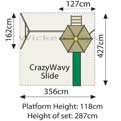 Castlewood Tower CS3 Foot Print