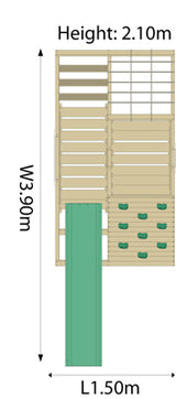 Climbing Pyramid Footprint