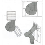 7ft Enclosed Tube Slide
