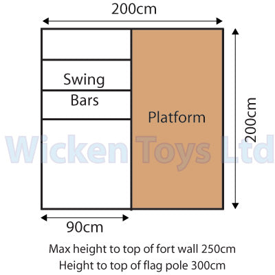 All Out Play Fort Footprint