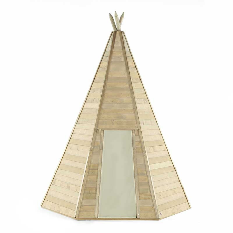 Plum Grand wooden Teepee 2.2m wide and 3.3m high.