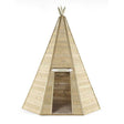 Plum Grand wooden Teepee 2.2m wide and 3.3m high.