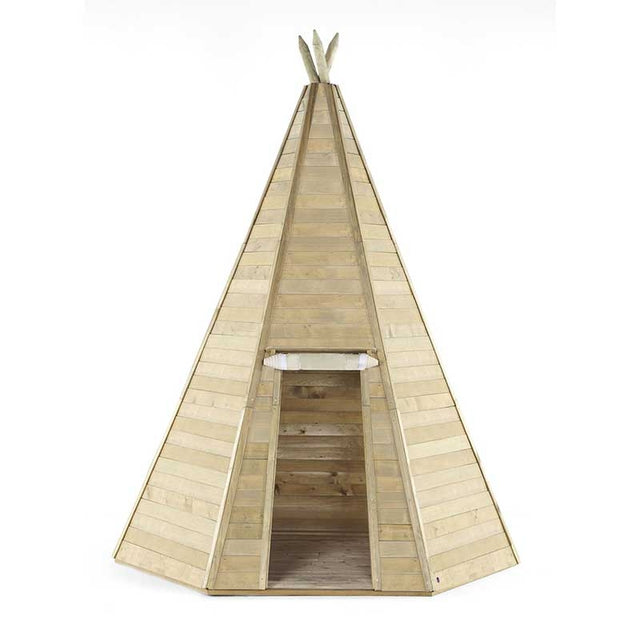 Plum Grand wooden Teepee 2.2m wide and 3.3m high.