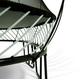 The frame on a Springfree trampoline is well beneath the jumping service (approx. 30cm) so you simply cannot land on it!