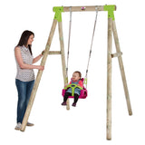 Seat shown in 1st position - full wraparound protection for younger users.