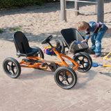BERG Junior trailer attached to the Berg Buddy Pink - Go Kart and other items are not included with the trailer.
