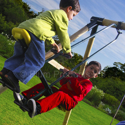 Includes glider swing