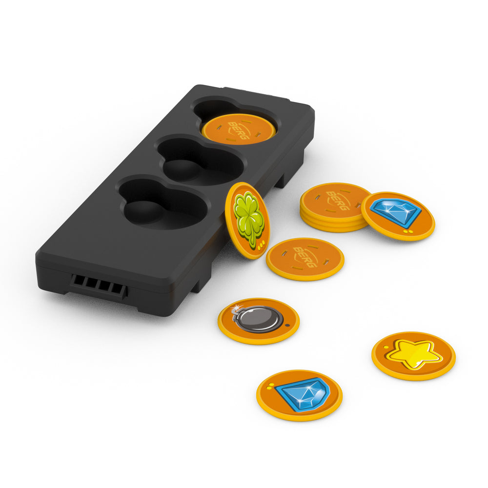 BERG Nexo Foldable Lights Magnet Deck 3 Wheeled Scooter Lime - 8715839090642