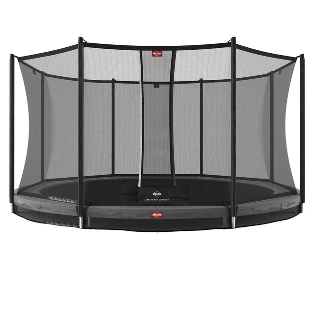 BERG inground Favorit 380 (12.5ft) grey with safety net comfort - 8715839071085
