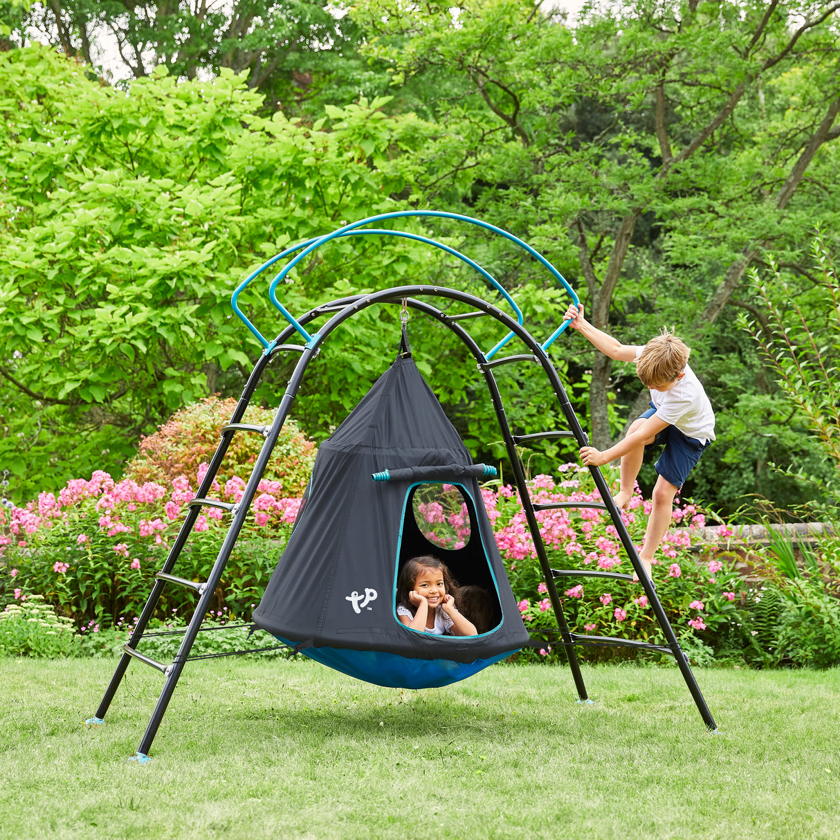 TP848 UFO Den & Climbing Frame Black