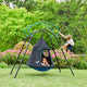 TP848 UFO Den & Climbing Frame Black
