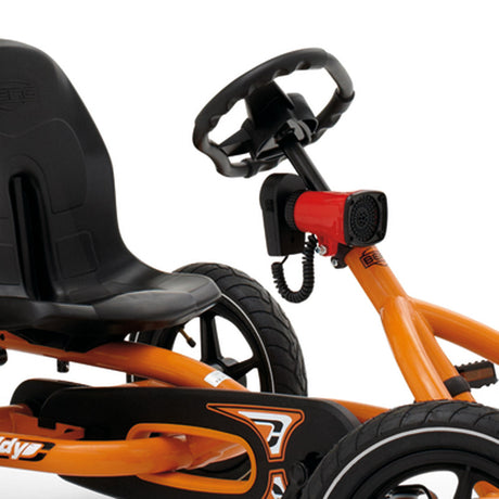 BERG Siren shown fitted on a Berg Buddy Go Kart - The Go Kart is not included with the siren.
