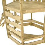 tp Castlewood Beeston Wooden Climbing Frame with Swing Set and Slide -  5021854934032