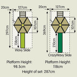 tp Castlewood Tower Wooden Climbing Frame - 5021854903403