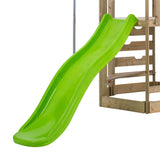 tp Castlewood Ludlow Wooden Climbing Frame with Single Swing Arm and Slide - 5021854934018