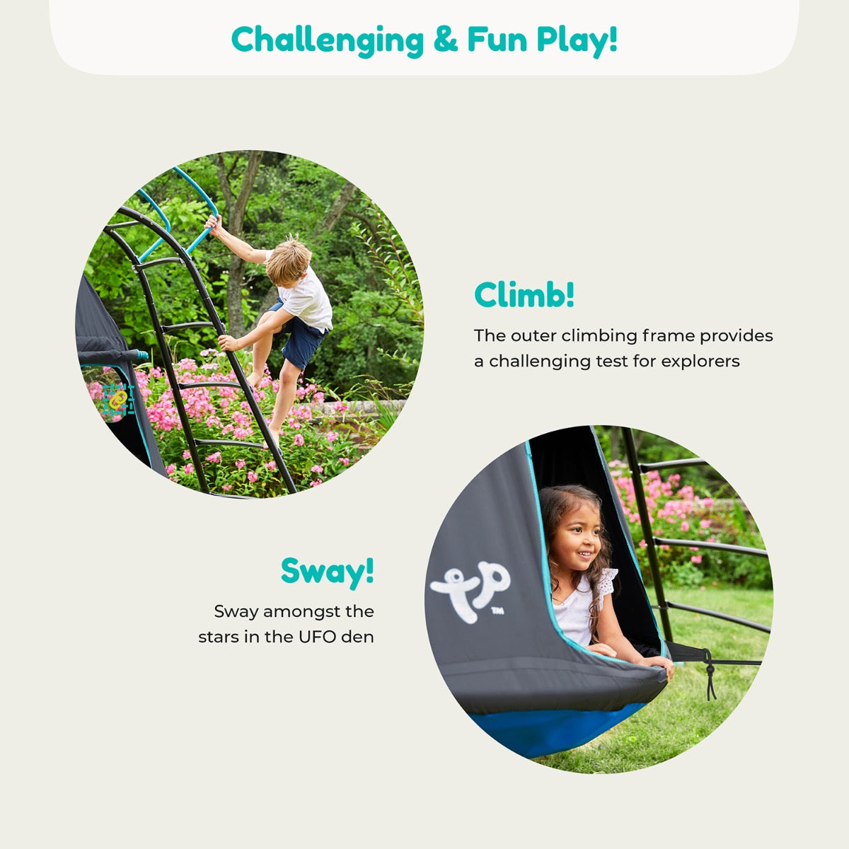 TP 848 UFO Den & Climbing Frame - 5021854108488
