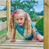 TP Merlin Wooden Compact Swing and 8ft Slide Set - 5021854908927