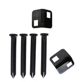 Springfree Ground Anchor.  4 x pegs and 2 x brackets.