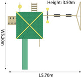 Warthog Foot print with dimensions.
