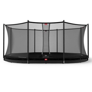 BERG Grand Favorit InGround 520 Black + Safety Net Comfort - 520cm x 345cm (17ft x 11ft 4")