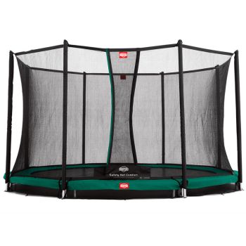 BERG Favorit InGround 380 12.5ft Green + Safety Net Comfort - 8715839071078