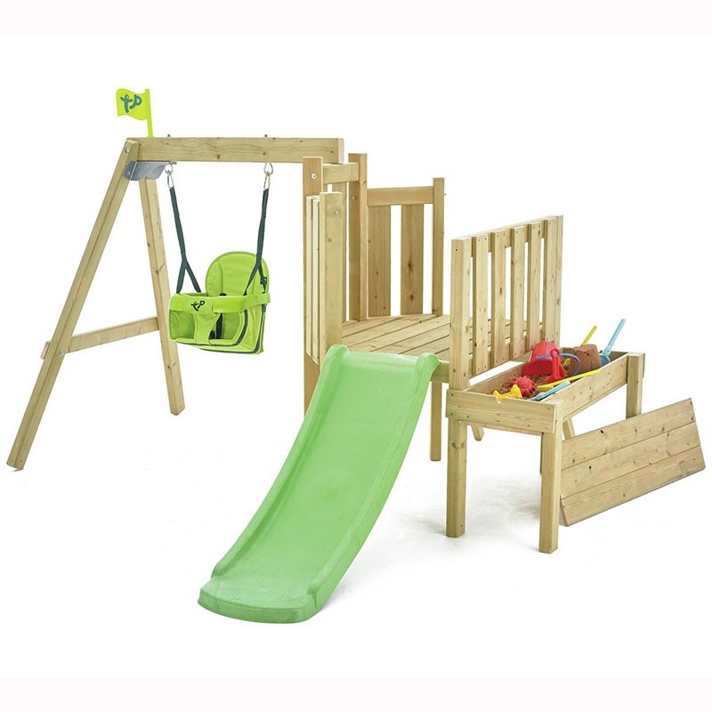 Tp Toys Forest Toddler Wooden Swing Set Swing Outdoor