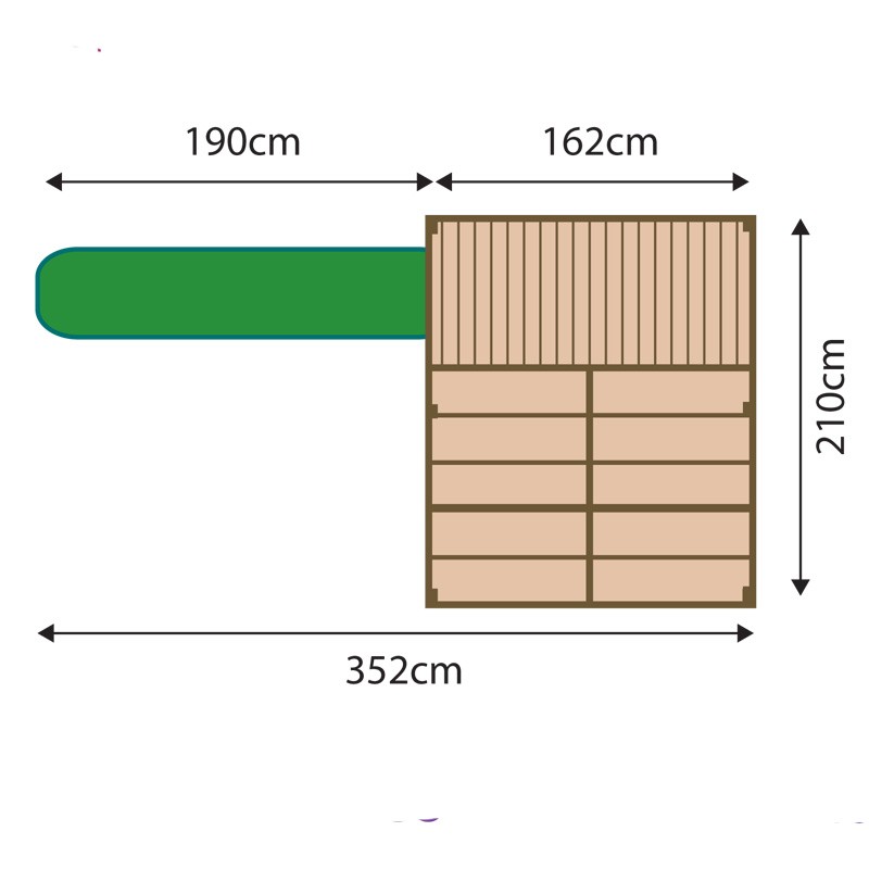plum cube climbing frame