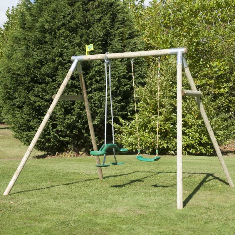 double swing for swing set
