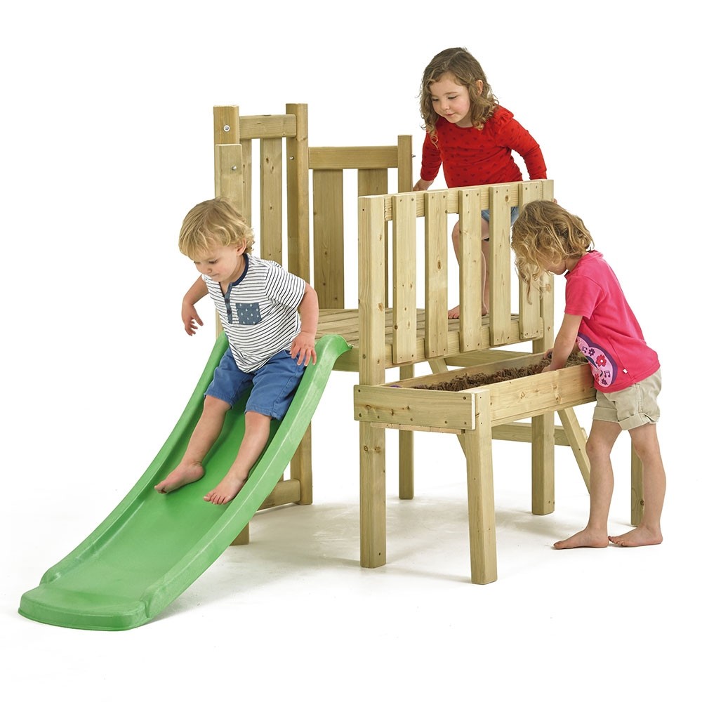 tp toys forest slide and swing multiplay set