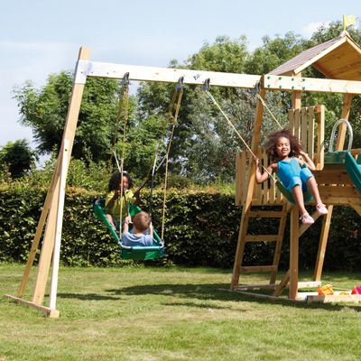 Outdoor Swings Swing Sets Giant Net Swing TP KINGSWOOD2 DOUBLE
