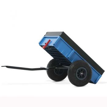 BERG Steel trailer with tipping feature.