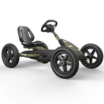 BERG Jeep Junior pedal go kart with brake free wheel and air tyres.
