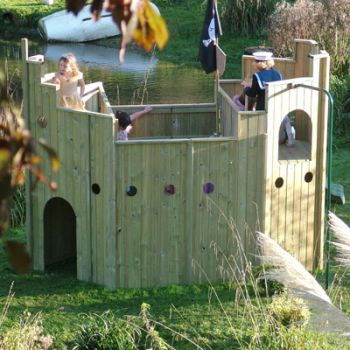 TP FOREST PIRATE GALLEON Wooden Playhouse in stock TP164P
