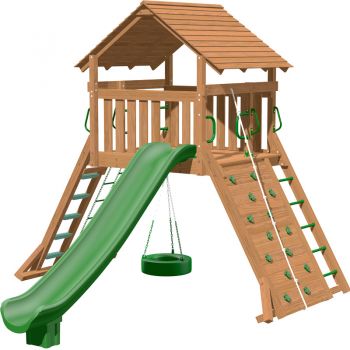 The Manchester features many stand out features that make this a great climbing frame for older chidren.