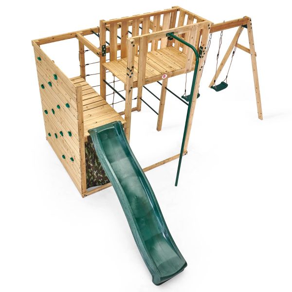 Plum Climbing Cube XL Wooden Play Centre with Swing Arm - 5036523075848