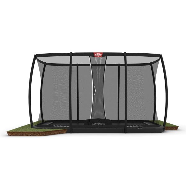 BERG Ultim Champion FlatGround 410 Grey + Safety Net DLX XL - 8715839077476